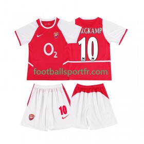 Tenue Arsenal BERGKAMP 10 2003 Retro Enfant Domicile 2002 Maillot de Foot